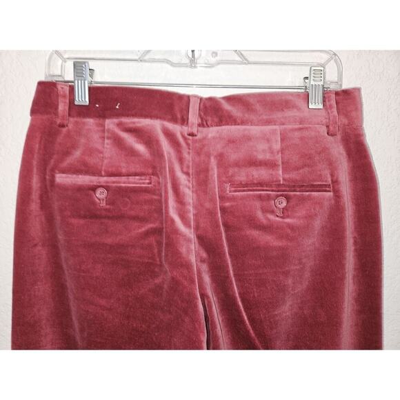 NWOT! Express Design Studio Editor Velvet Trouser Pant Size 6 - Picture 7 of 9